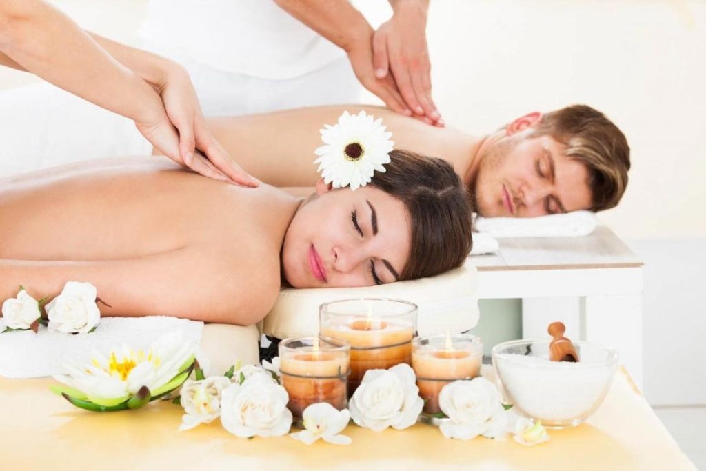 experiencia en pareja en el spa